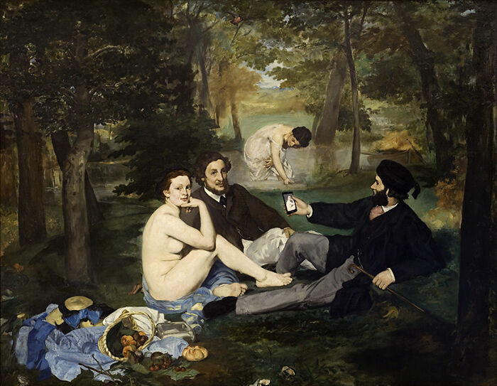 "Luncheon" Based On "The Luncheon On The Grass" By Édouard Manet (1862–1863)