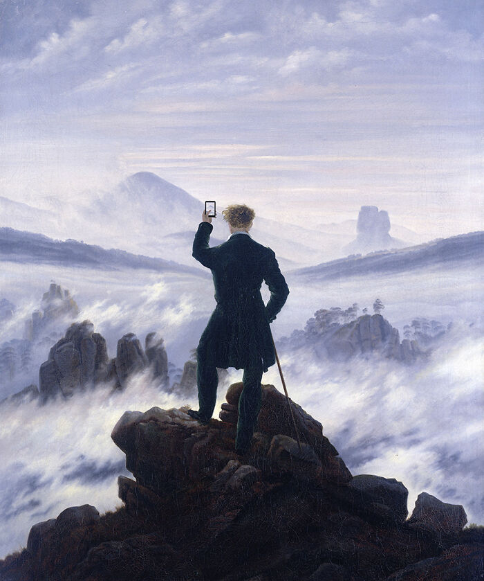 "When You See The Amazing Sight" Based On "Wanderer Above The Sea Of Fog" By Caspar David Friedrich (1818)