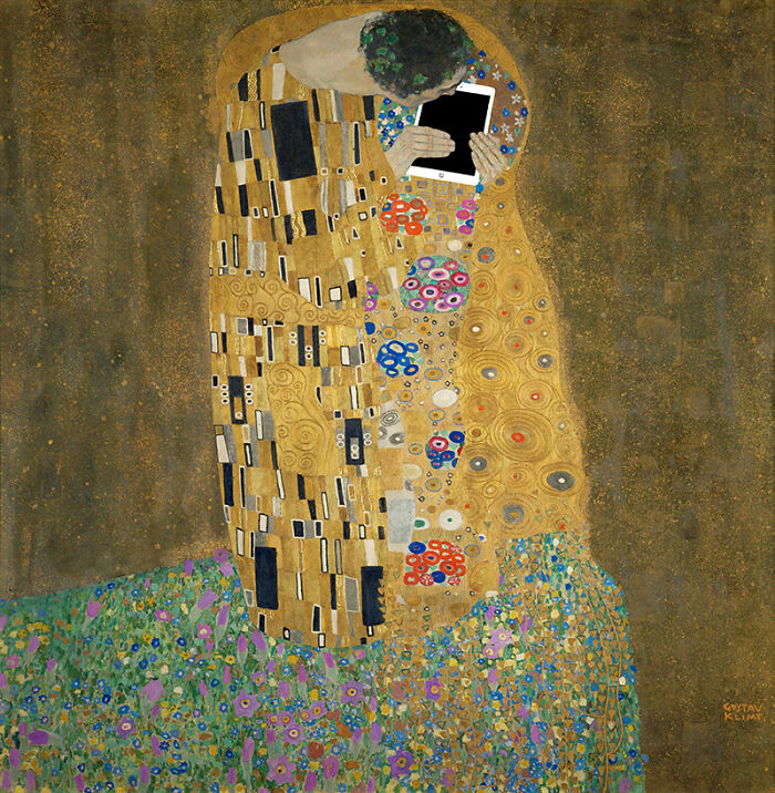 "Kiss (The New One)" Based On "The Kiss" By Gustav Klimt (1908-09)
