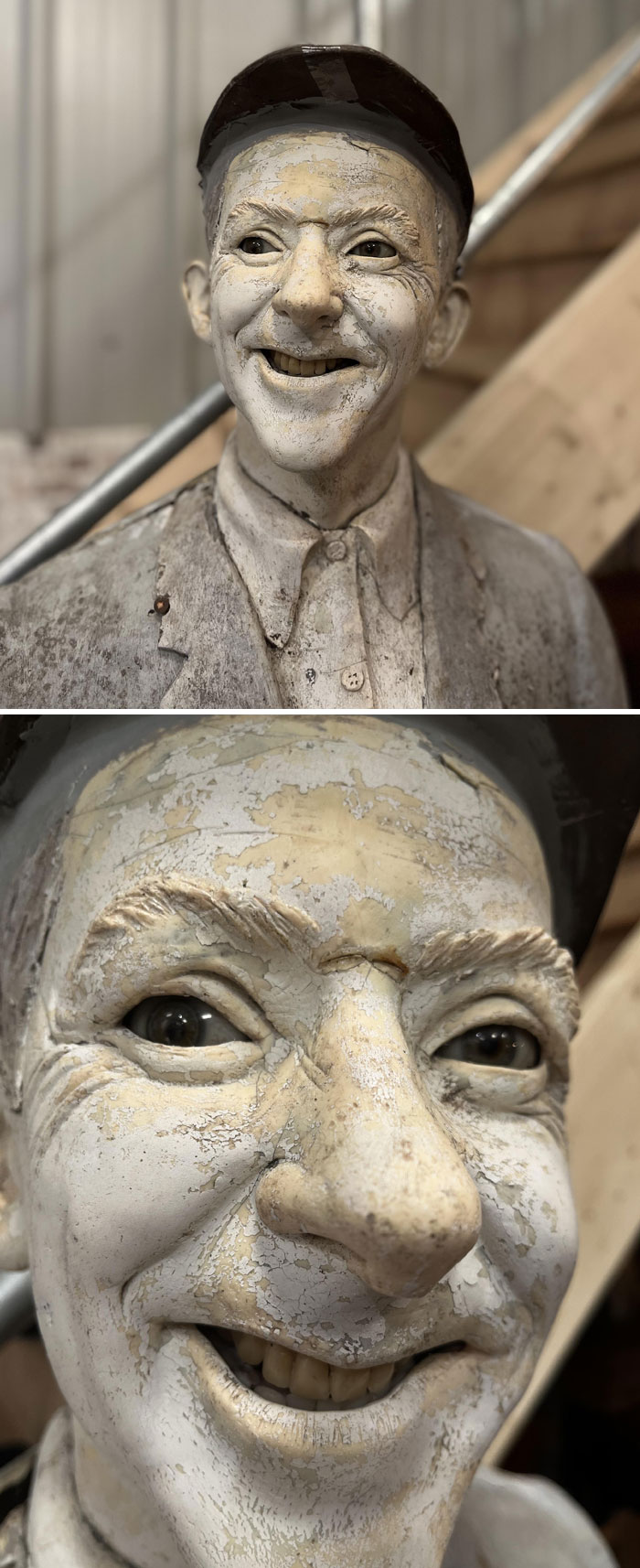 This Statue, With Realistic-Looking Eyes And Teeth, Nightmare Fuel