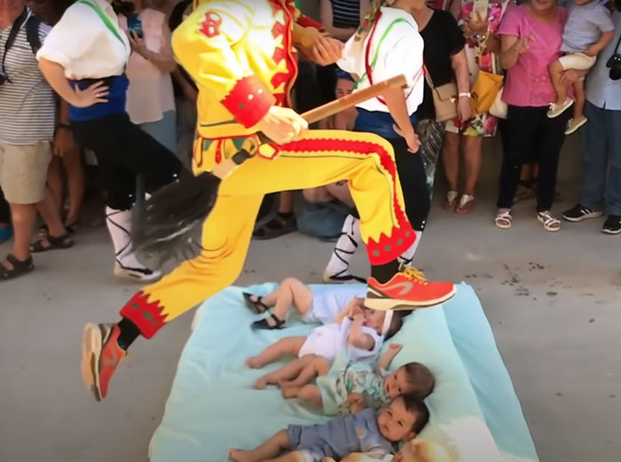 The Baby Jumping Festival — Castrillo De Murcia, Spain