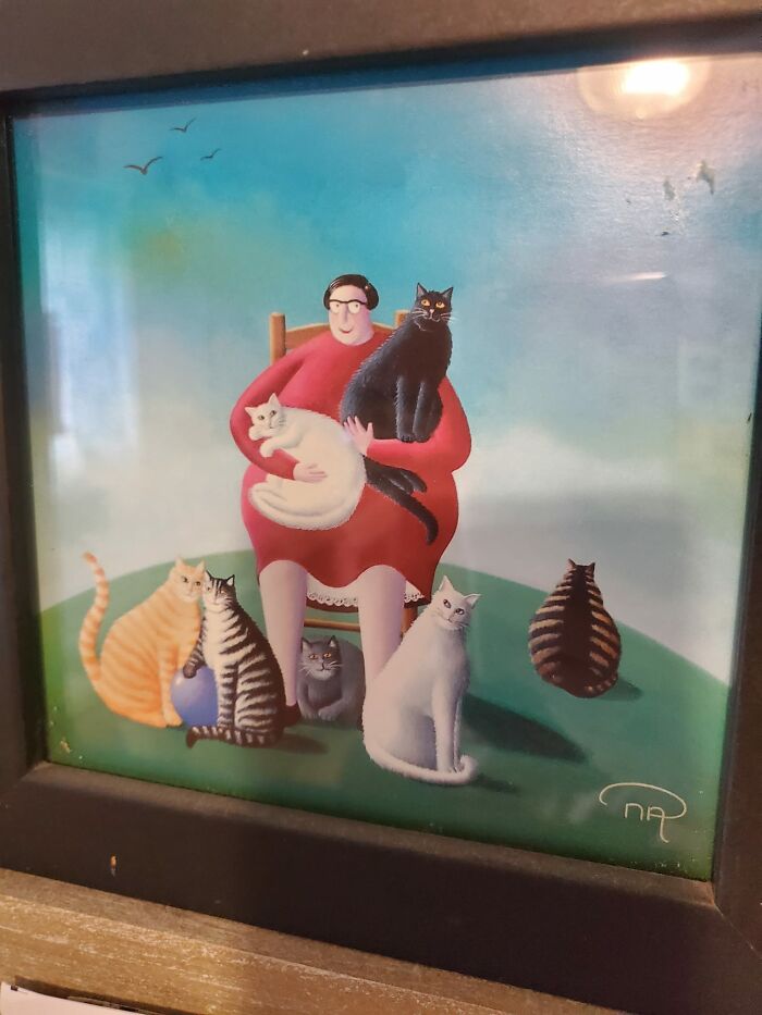 Found This Little Picture At My Local Thrift Store Several Years Ago. Always Gives Me A Chuckle When I Look At It. Enjoy!!