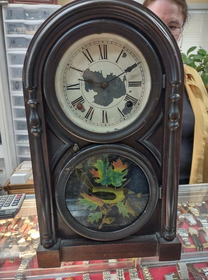 I Found This Old Beat-Up Clock At The Yard Sale For $3.00. Finally Took It To A Clock Master After Few Months And He Said The Clock Is From 1876 (So Almost 150 Years Old)