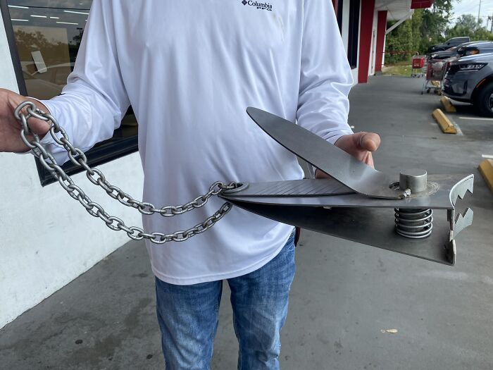 Roy And I Love To Just Thrift…we Were At Salvation Army Today In Tampa And He Walks Around The Corner With This And I Immediately Looked At It And Thought To Myself, What Type Of Animal Trap Is That?? I Even Asked Him That Question He Said To Look Closer