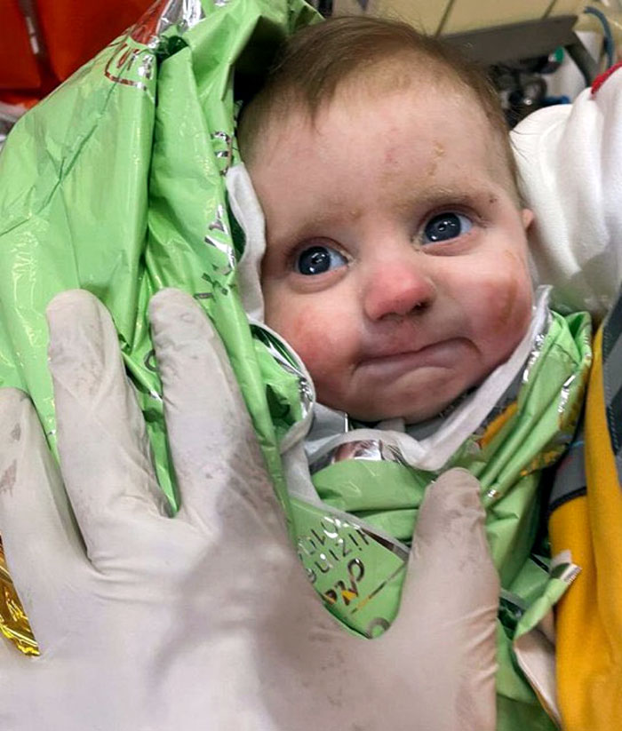 Rescatan a una bebé después de 130 horas. Estaba bajo los escombros después de que un terremoto de magnitud 7,8 sacudiera Turquía y Siria el 6 de febrero de 2023