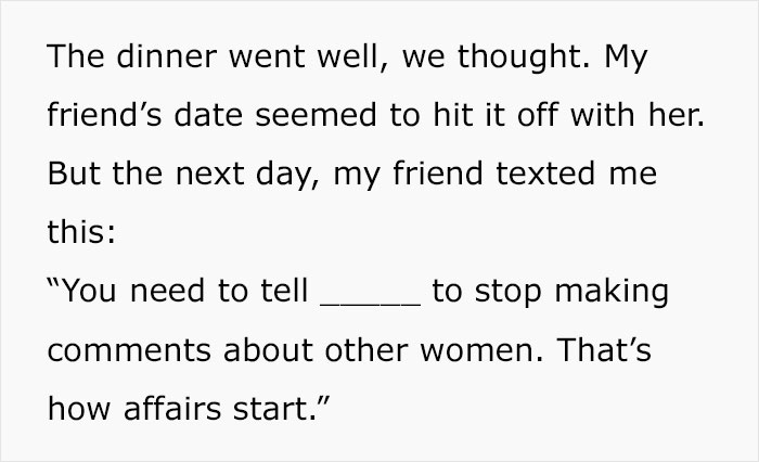 "As Someone Who Was Cheated On, Trust Me, I Know": Husband Gives Wife's Friend A Compliment, Drama Ensues