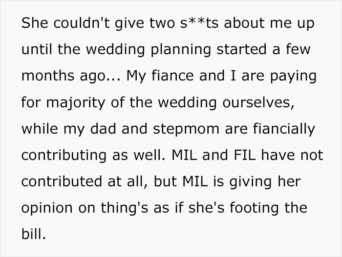 “I Was Livid”: Bride-To-Be Reveals How Her Mother-In-Law Tried To Sabotage Her Wedding Dress “I Was Livid”: Bride-To-Be Reveals How Her Mother-In-Law Tried To Sabotage Her Wedding Dress