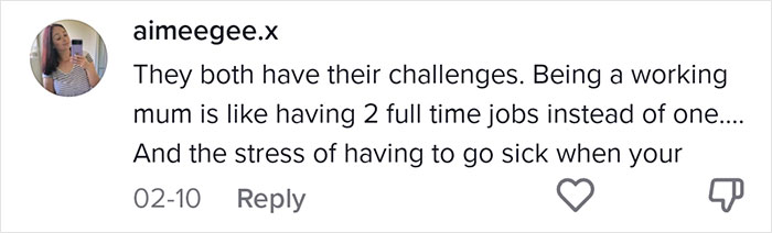 Mom Shares Why She Finds Staying At Home With The Kids More Challenging Than Going To Work, Ignites A Discussion Online Mom Shares Why She Finds Staying At Home With The Kids More Challenging Than Going To Work, Ignites A Discussion Online