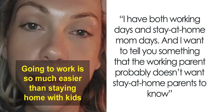Mom Shares Why She Finds Staying At Home With The Kids More Challenging Than Going To Work, Ignites A Discussion Online