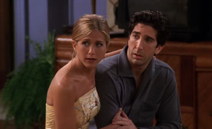 Ross And Rachel From "Friends"