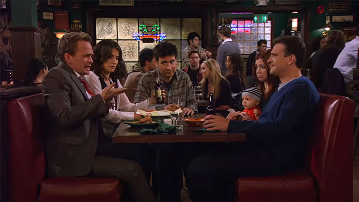 Ted And The Gang From "How I Met Your Mother"