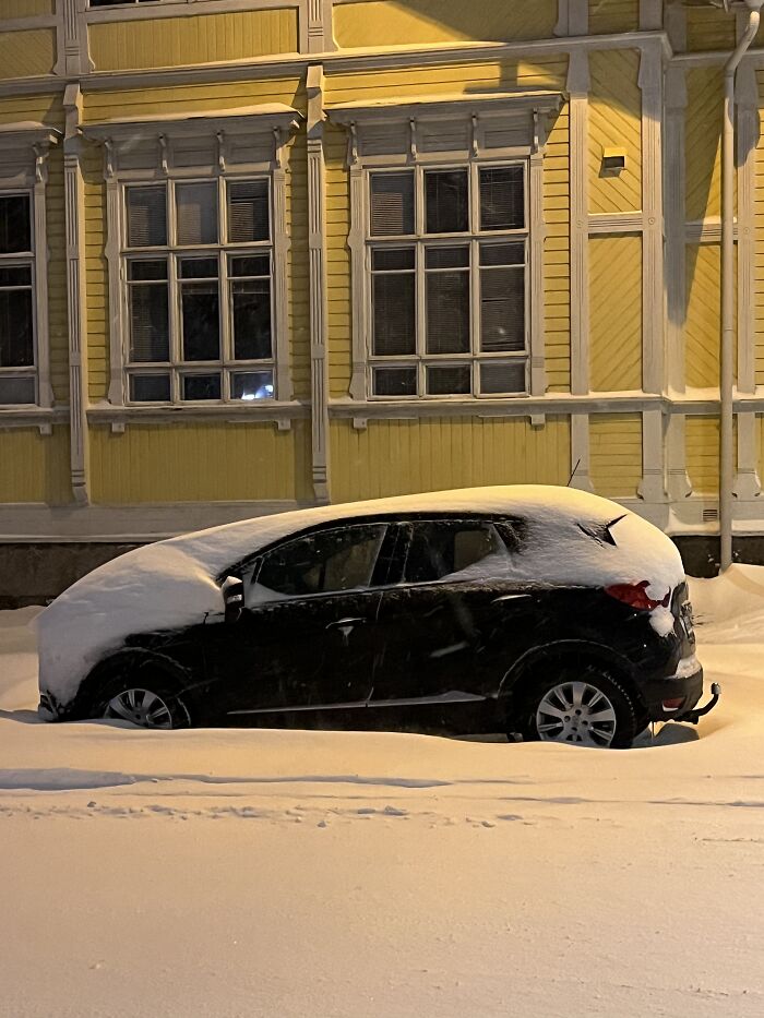 My Car Got A Little Heavier During A Snowstorm