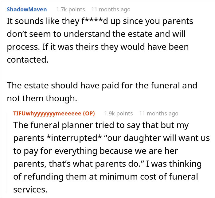 Parents Sue Second Child After First-Born Dies Without Leaving Them Anything Parents Sue Second Child After First-Born Dies Without Leaving Them Anything
