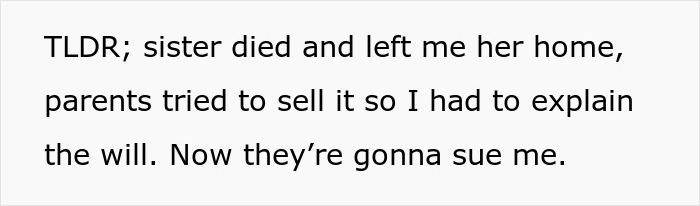 Parents Sue Second Child After First-Born Dies Without Leaving Them Anything