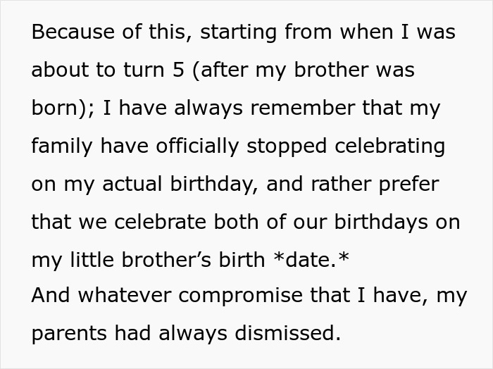Teen Is Fed Up With Having To Celebrate Her Birthday With Her Little Brother, Infuriates Parents By Sabotaging It This Year