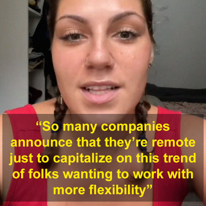 "Watch Out For This Trap": Woman Shares What Companies Don't Tell You When You Apply To Work From Home "Watch Out For This Trap": Woman Shares What Companies Don't Tell You When You Apply To Work From Home