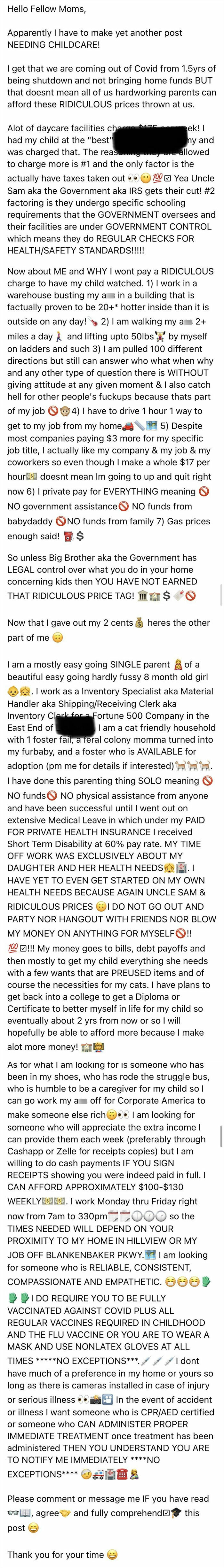 Childcare For Less Than $3/Hr!