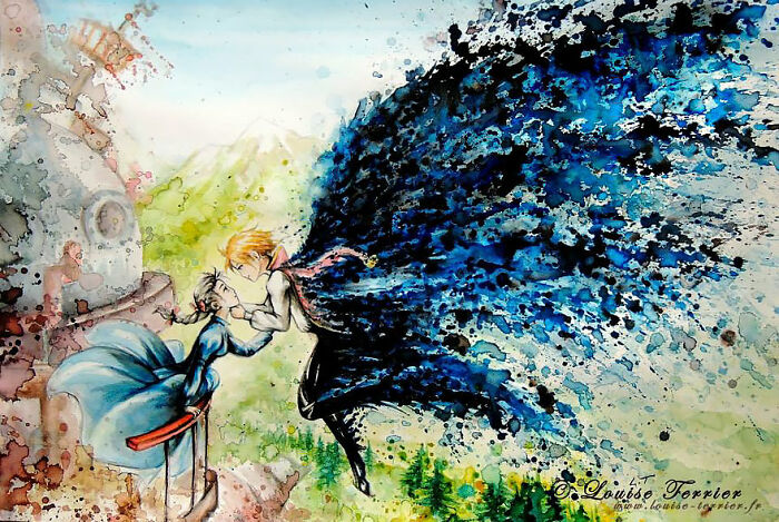This Artist Reimagines Studio Ghibli Movies Into Stunning Watercolor  Paintings, And Here Are 14 Of Them | Bored Panda