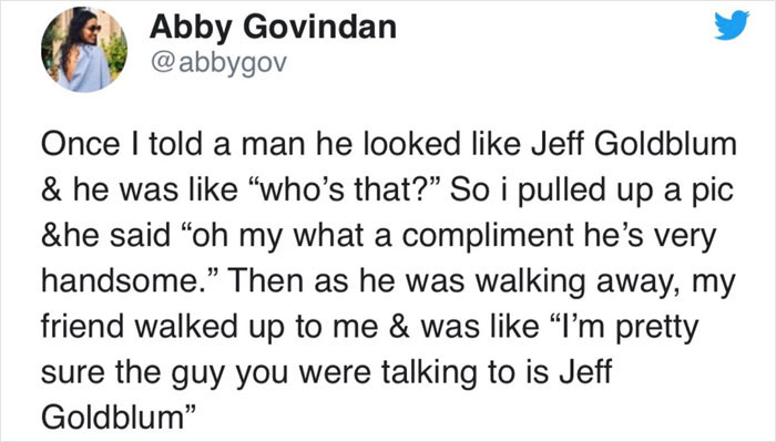 Jeff Goldblum Pretends Not To Know Who Jeff Goldblum Is