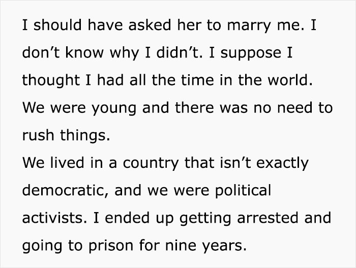 Man Asks Internet For Advice If He Should Contact GF After Being Incarcerated For 9 Years And Losing Touch Man Asks Internet For Advice If He Should Contact GF After Being Incarcerated For 9 Years And Losing Touch