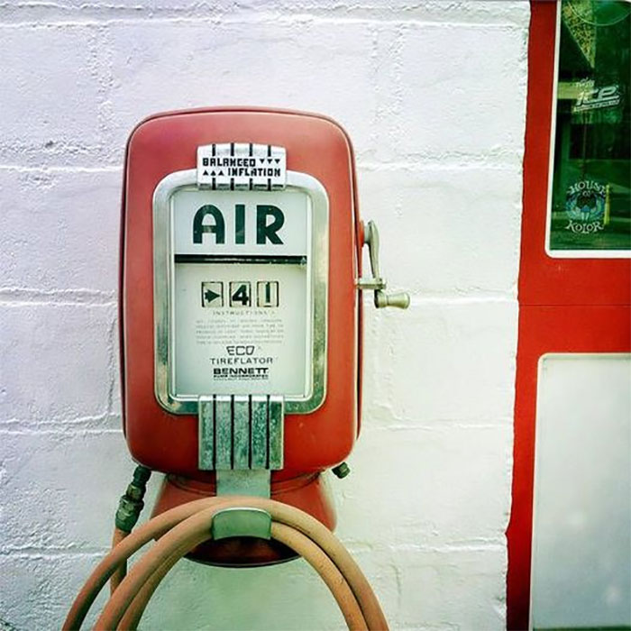 Vintage Gas Station Air Pump