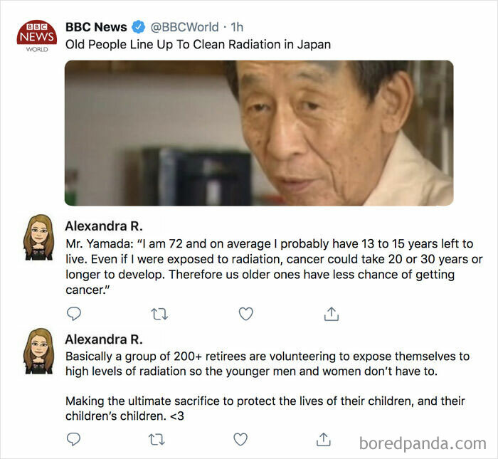 Old People In Japan Clean Up Radiation So The Younger Generation Won't Have To Expose Themselves To It