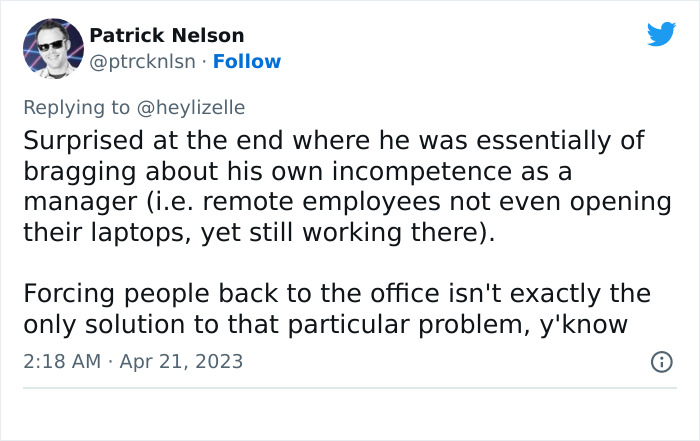 CEO Celebrates Worker Who Sold His Dog To Return To The Office, Sparks Huge Backlash Online CEO Celebrates Worker Who Sold His Dog To Return To The Office, Sparks Huge Backlash Online