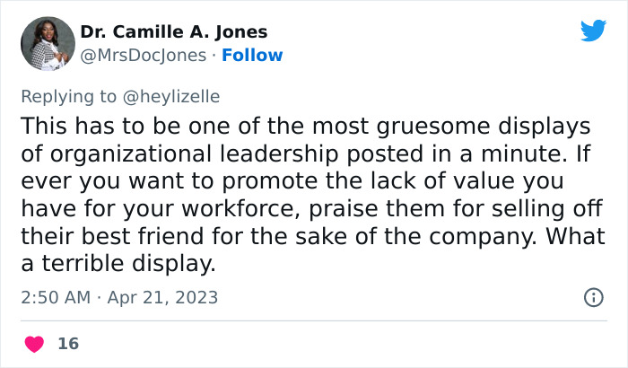 CEO Celebrates Worker Who Sold His Dog To Return To The Office, Sparks Huge Backlash Online CEO Celebrates Worker Who Sold His Dog To Return To The Office, Sparks Huge Backlash Online