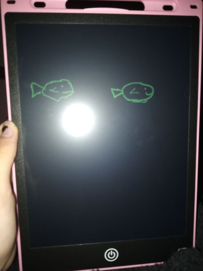 Don't Judge How Bad The Drawings R I'm In Bed And The Drawing Was Not On A Flat Surface I Held It Up Like In The Pic