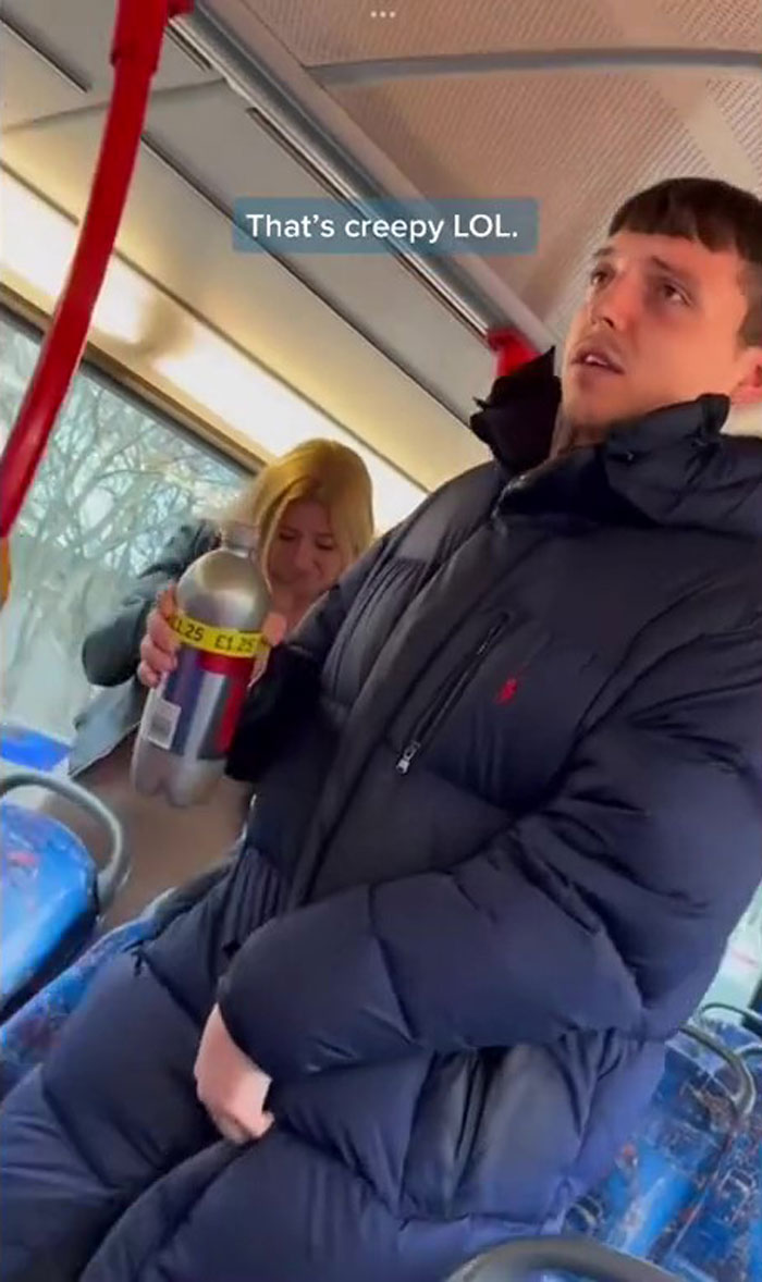 Woman Defended By Fellow Passengers After Random Guy Tries To Sit Next To Her On Empty Bus Woman Defended By Fellow Passengers After Random Guy Tries To Sit Next To Her On Empty Bus