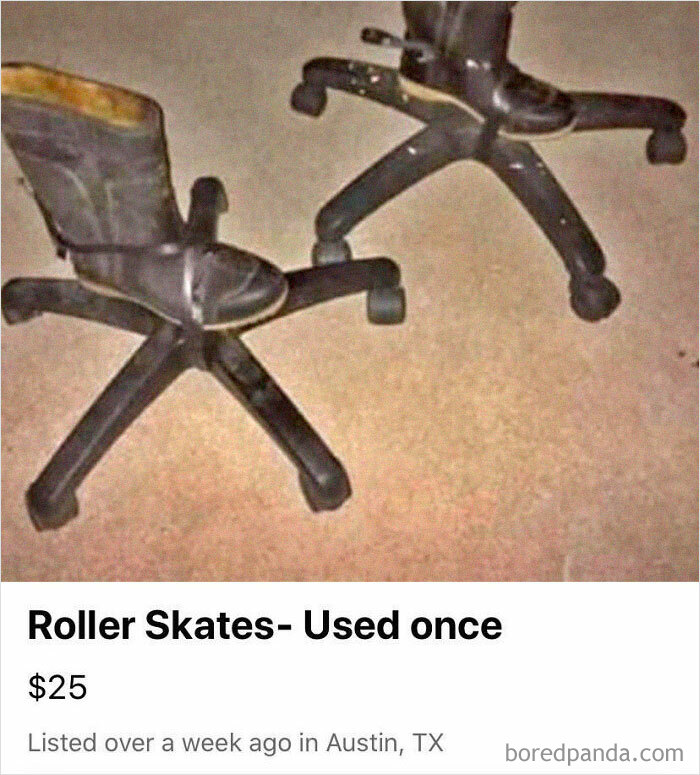 I Appreciate The Creativity And The Cost Of Materials Might Make These Roller Skates Worth More Than $25