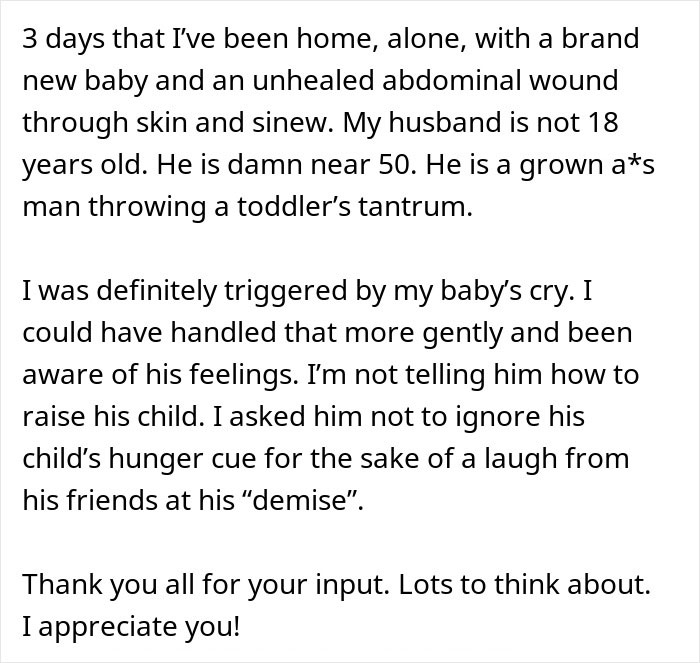 Wife Is Lost And Confused After Her Husband Leaves Her And Their Baby 10 Days After Her C-Section To Stay With His Friends