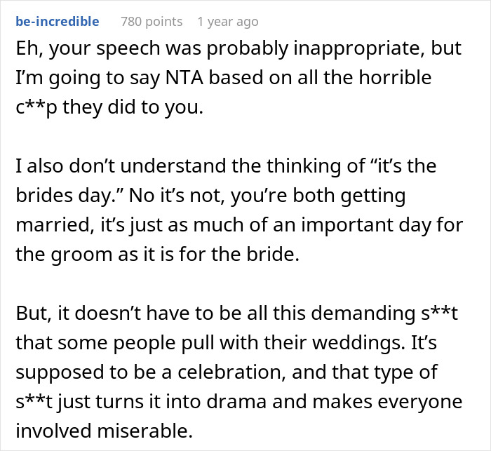 "If I Was A True Best Man, I Would Offer To Pay For The Bar Bill": Bridezilla Has A List Of Ridiculous Requirements For Best Man, He Surprises Her With A Toast