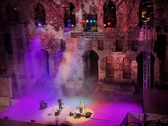 Every Summer We Watch A Live Act At The Odeon Of Herodes Atticus (The Ancient Theatre At The Acropolis Of Athens)