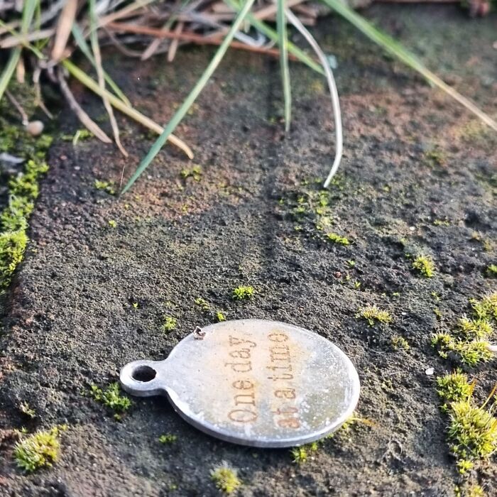 Keyring That Was Laying About At My Bus Stop For Ages. One Day At A Time