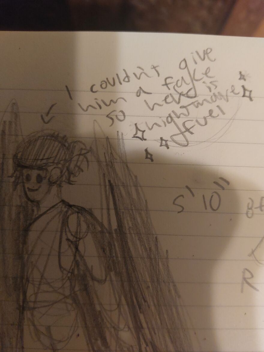 Not Nearly The Bedt Thing I've Ever Drawn But This Is My Oc Cory. I Couldn't Do His Face Once So I Did This