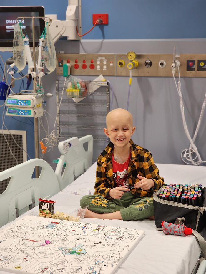 This Boy Is Fighting Rare Brain Cancer One Painting At A Time This Boy Is Fighting Rare Brain Cancer One Painting At A Time