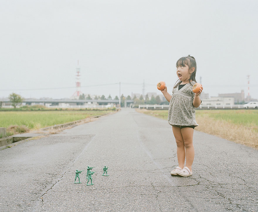 Japanese Photographer Takes Cutest Pictures Of His 4-Year-Old Daughter