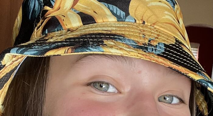 Eyes Complimented By My Banana Bucket Hat