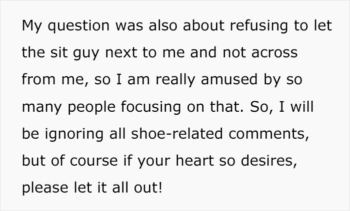 Woman On An Almost Empty Train Gets Labeled A Jerk By A Man For Refusing To Move Her Stuff So He Could Sit Next To Her For The Second Time Woman On An Almost Empty Train Gets Labeled A Jerk By A Man For Refusing To Move Her Stuff So He Could Sit Next To Her For The Second Time