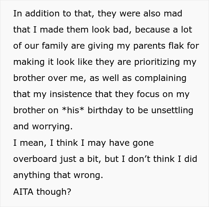 Teen Is Fed Up With Having To Celebrate Her Birthday With Her Little Brother, Infuriates Parents By Sabotaging It This Year