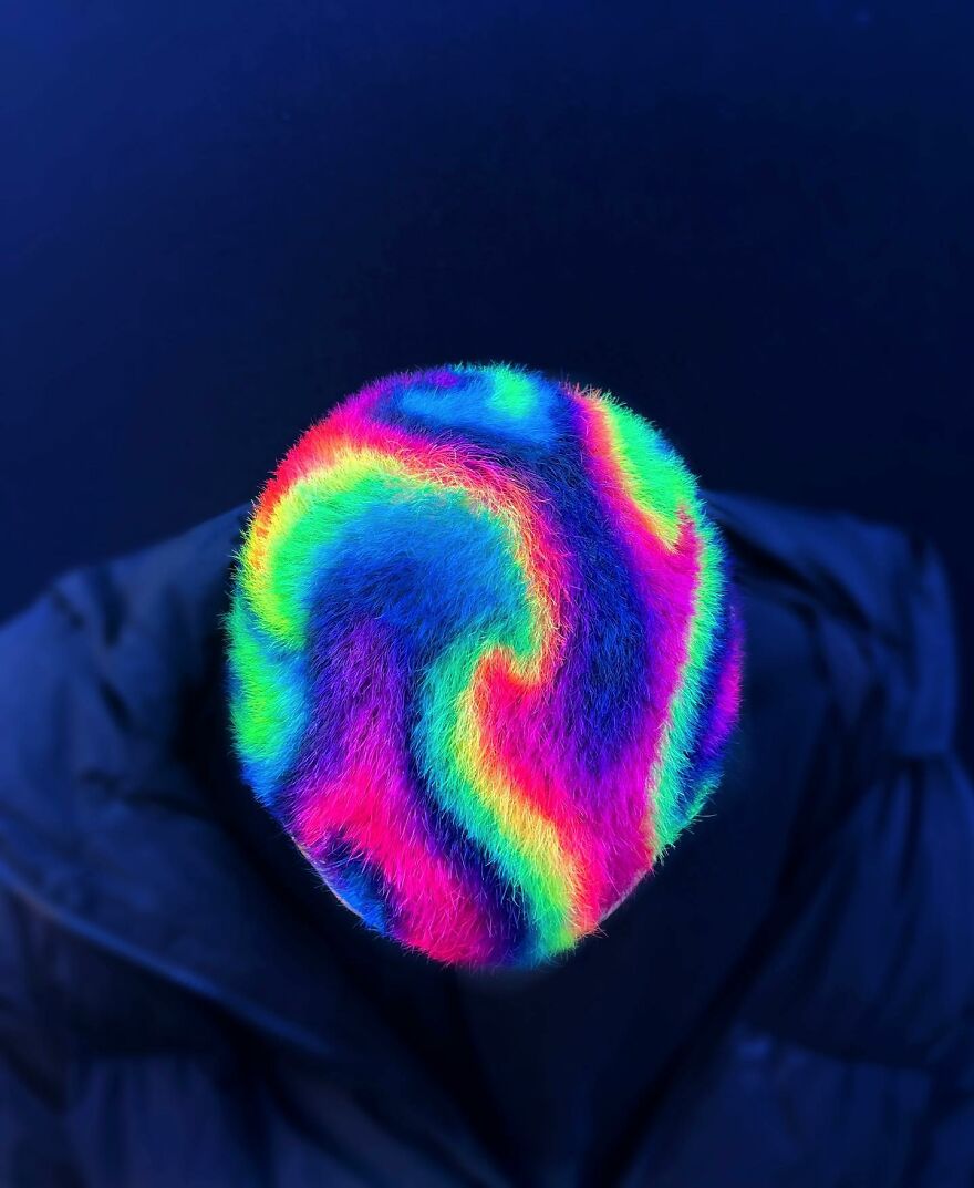 Hairdresser Uses Her Clients' Heads As A Canvas And The Result Is Incredible