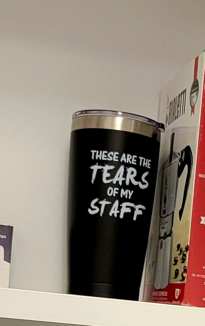 Had To Do Some Paperwork In My GMs Office And I Saw This... And As You Can Guess They Are One Of The Worse And Most Toxic Bosses I've Ever Had