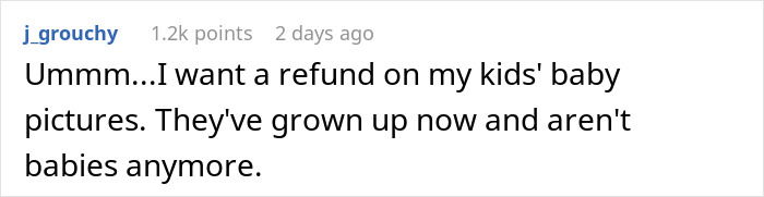 "You Will Be Hearing From My Lawyer": Woman Demands A Refund From Her Wedding Photographer After She Gets Divorced "You Will Be Hearing From My Lawyer": Woman Demands A Refund From Her Wedding Photographer After She Gets Divorced