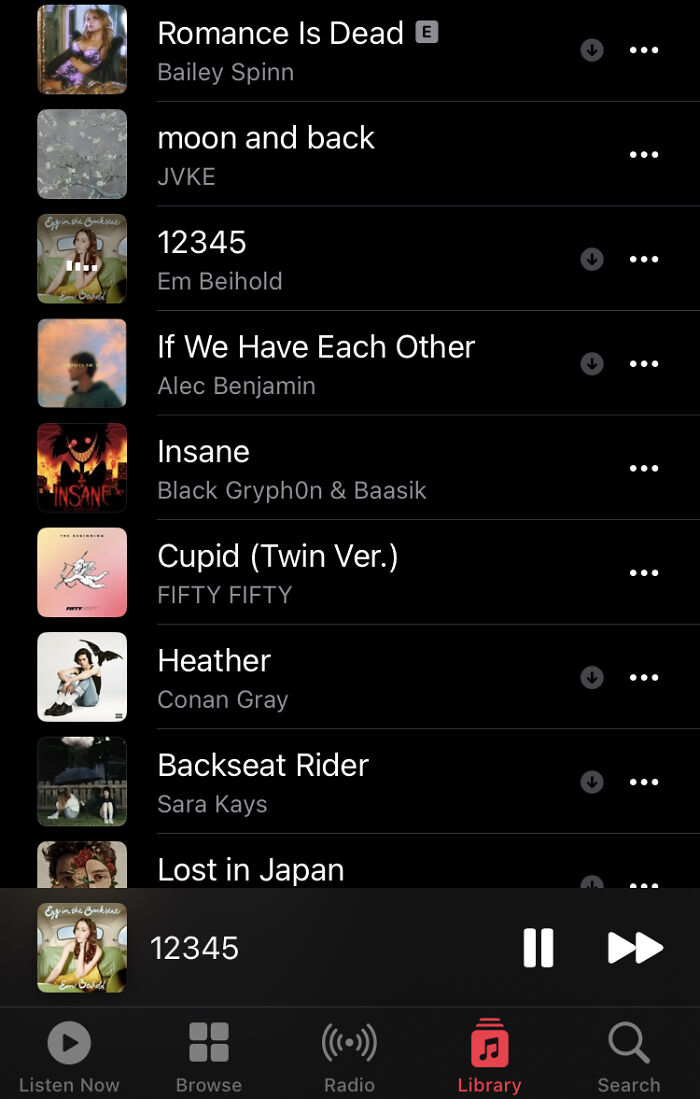 This Playlist. As Long As I Can Listen To This With Some Headphones, I’m Happy