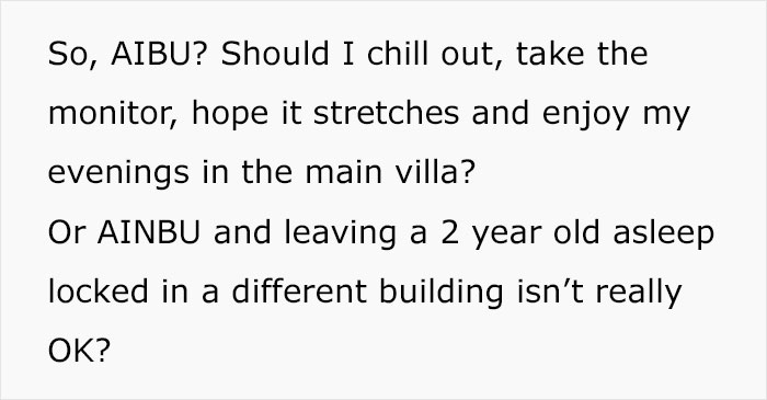 Mom Of A Toddler Gets Branded ‘Totally Unreasonable’ For Refusing To Leave Her To Sleep In A Room With A Separate Entrance
