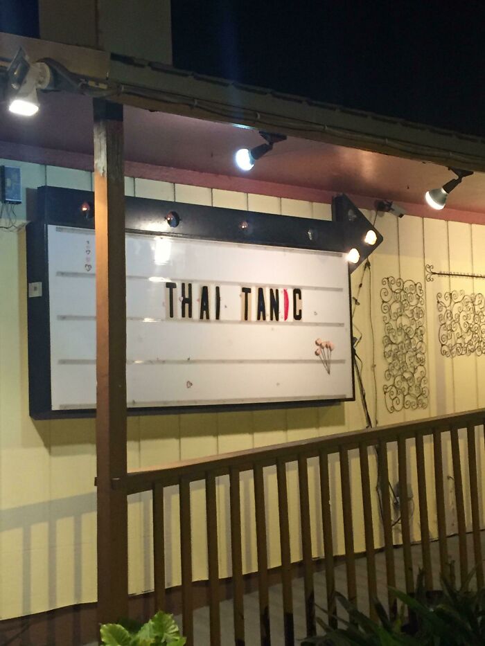 This Thai Restaurant's Name