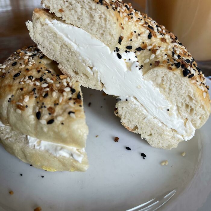 Mi primer intento de bagels caseros 