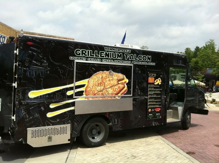 The City's Newest Food Truck - The Grillenium Falcon