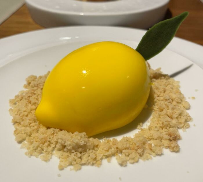 Lemon Custard Dessert Called “Not A Lemon” In Duoro Valley, Portugal